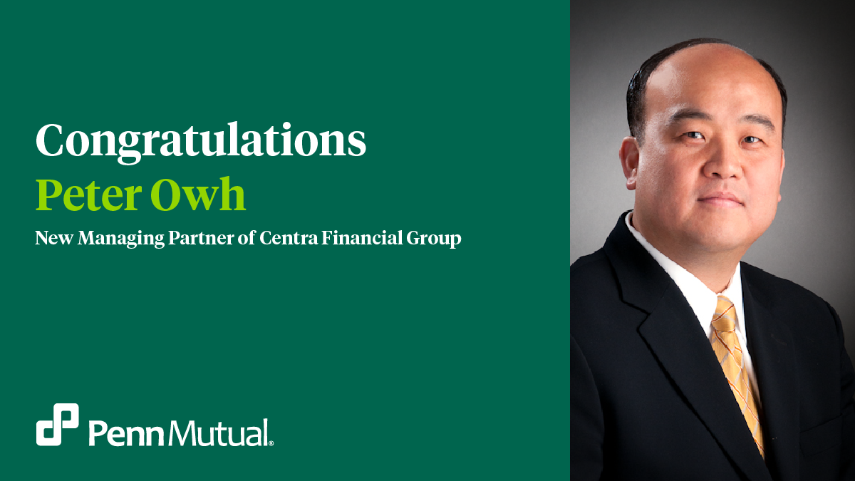 Peter Owh Promoted to Managing Partner of Centra Financial Group