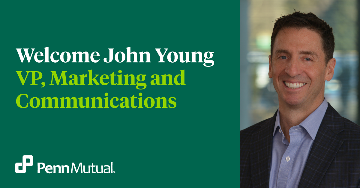 John Young, the new VP of Marketing and Communications.